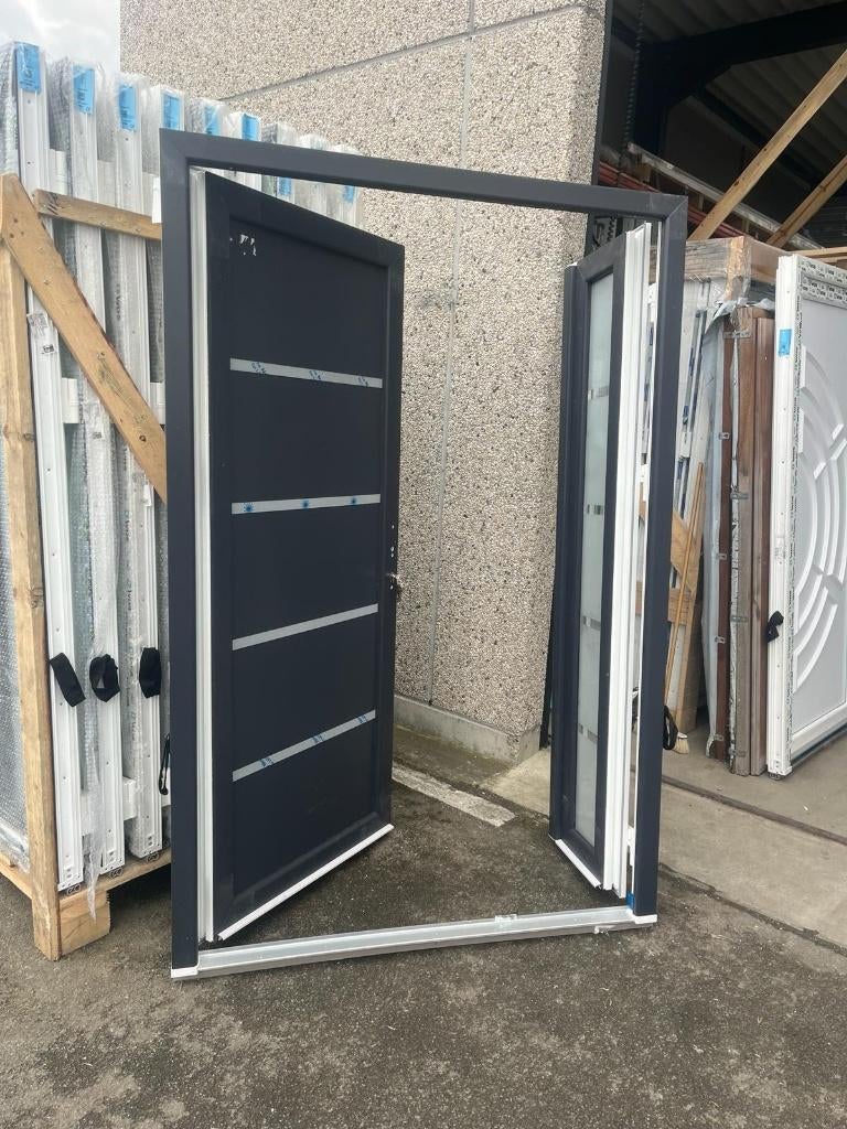 DOUBLE PORTE DIMENSIONS 1400 X 2100, Bricolage & Construction, Vitres, Châssis & Fenêtres, Neuf, Enlèvement