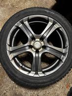 4 jantes et 4 pneus, Auto-onderdelen, Banden en Velgen, Ophalen of Verzenden, Band(en)