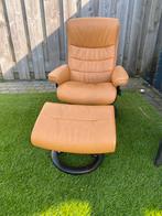 Stressless fauteuil met voetenbank, Huis en Inrichting, Fauteuils, Ophalen, Zo goed als nieuw