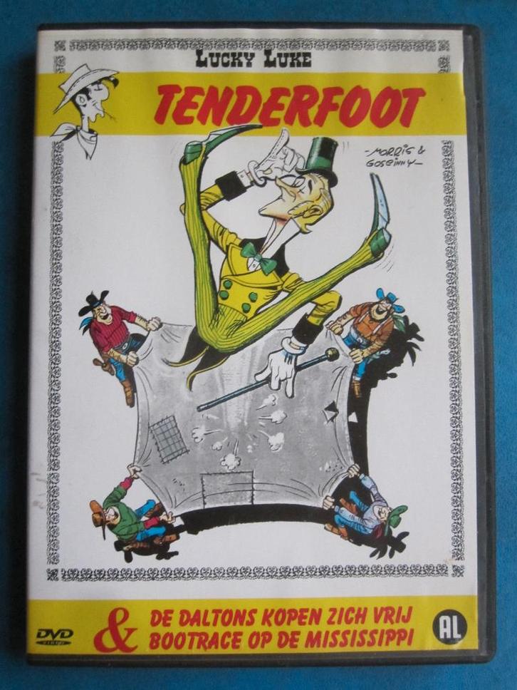 Lucky Luke 11 - Tenderfoot + De Daltons kopen zich vrij + Bo, Cd's en Dvd's, Dvd's | Tekenfilms en Animatie, Zo goed als nieuw