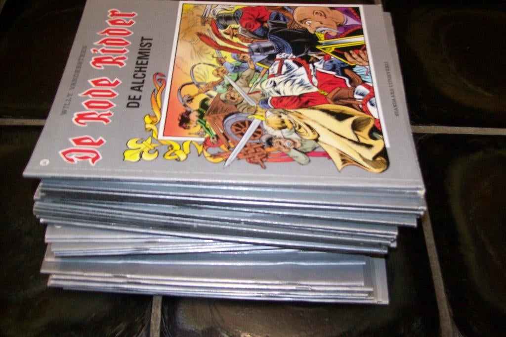 de rode ridder, Meerdere stripboeken, Ophalen of Verzenden, Gelezen, Willy Vandersteen