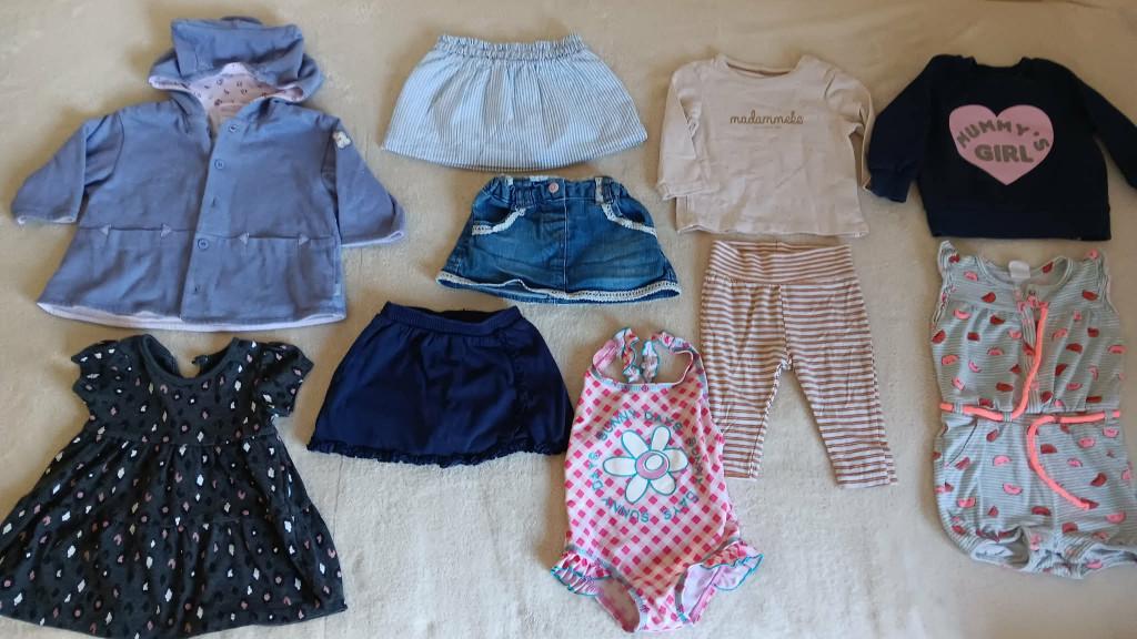 Kleding meisje maat 68 lente  (10 stuks), Kinderen en Baby's, Babykleding | Maat 68, Ophalen, Gebruikt, Meisje