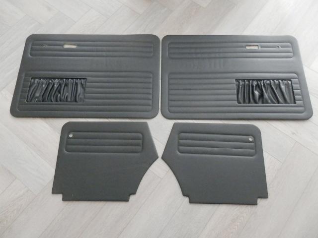 Portes et panneaux arrière noirs Beetle Cabrio après 08-1972, Autos : Pièces & Accessoires, Habitacle & Garnissage, Pièces Oldtimer ou Ancêtre