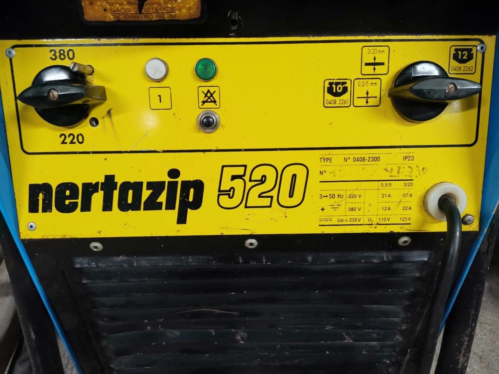 Plasmasnijder Safyard nertazip 520, Ophalen