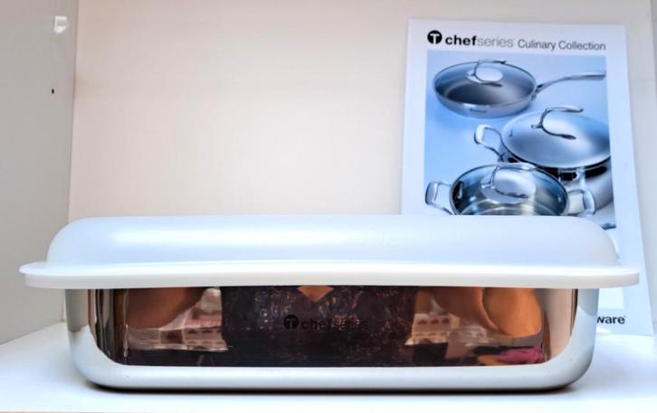 Tupperware™ « Plat à Lazagne Chef Série » inox, Maison & Meubles, Cuisine | Casseroles & Poêles, Neuf, Casserole ou Cocotte-minute