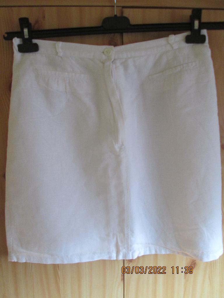Jupe droite blanche, taille 42, Kleding | Dames, Rokken, Ophalen, Sans marque, Wit, Maat 42/44 (L)