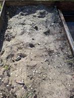 Gebruikt zandbakzand met steentjes, Tuin en Terras, Ophalen