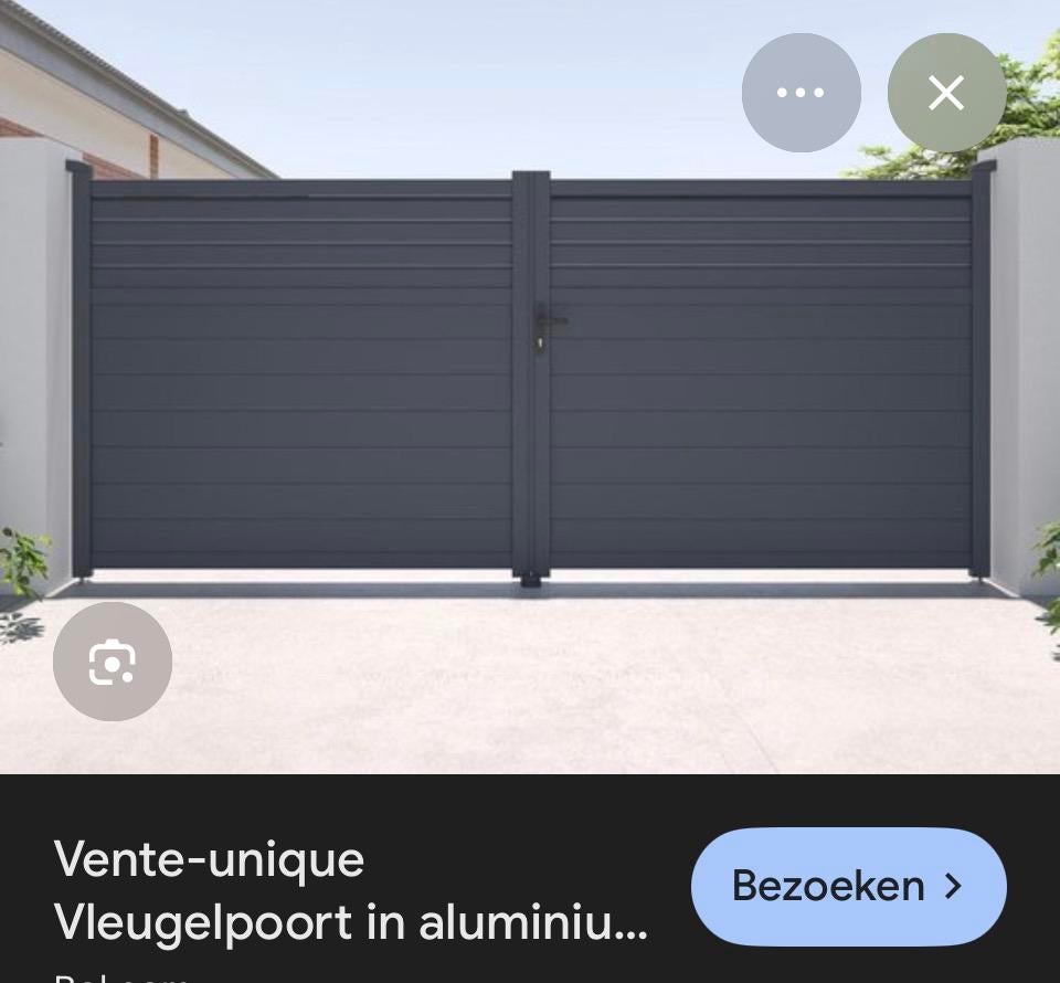 Barrière à ailes : 355 cm sur 181 cm, Neuf, 3 à 6 mètres, Enlèvement, Fer