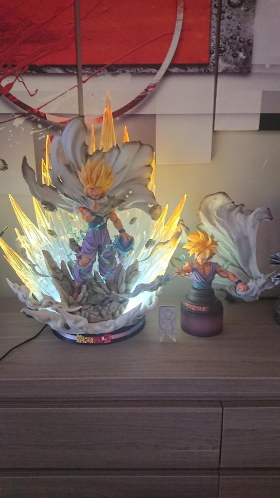 Super Saiyan Gohan 1/4 - Dragon Ball Z - YOYO Studio, Verzamelen, Beelden en Beeldjes, Zo goed als nieuw, Ophalen