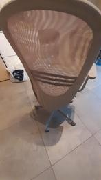 Witte bureau stoel, Huis en Inrichting, Bureaustoelen, Ophalen, Zo goed als nieuw, Beige, Bureaustoel