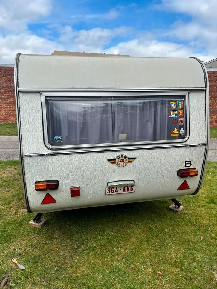 Vintage caravan De Reu (1973), Caravans en Kamperen, Caravans, Particulier, Ophalen