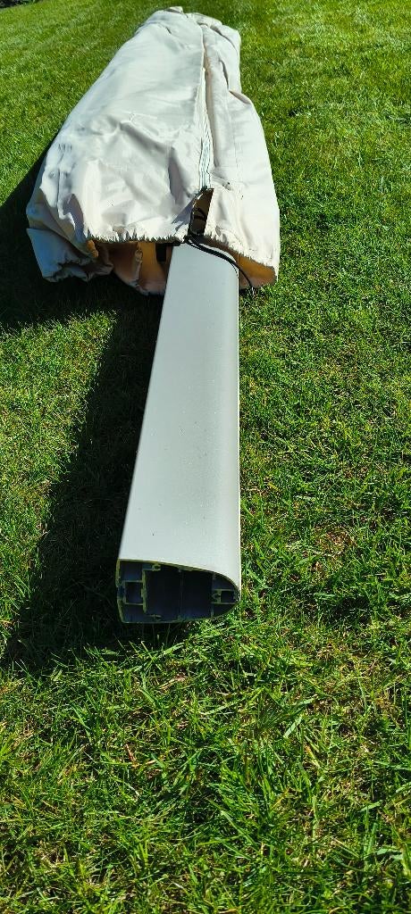 Tuinparasol Prostor P7 topkwaliteit, Ophalen, Verstelbaar, 3 tot 4 meter, Zweefparasol