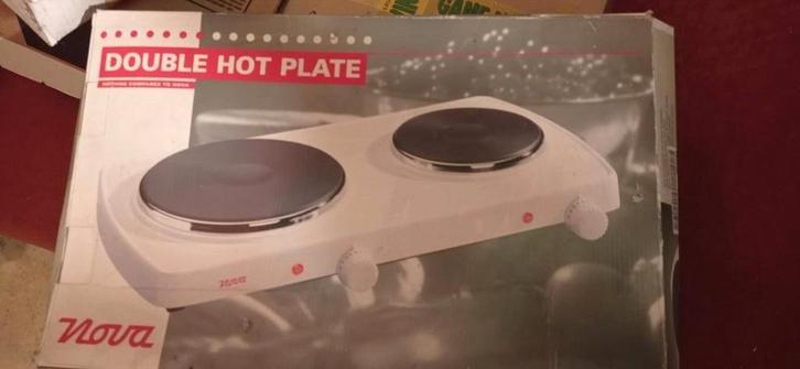 Nova - kwaliteits kookplaat - 2 zones, Elektronische apparatuur, Kookplaten, Zo goed als nieuw, Vrijstaand, Elektrisch, 3 kookzones of minder