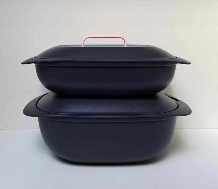 Tupperware™ « Gourmet Server » 1,3 + 2 liter - noir, Maison & Meubles, Cuisine| Tupperware, Neuf, Récipient ou Bol, Envoi