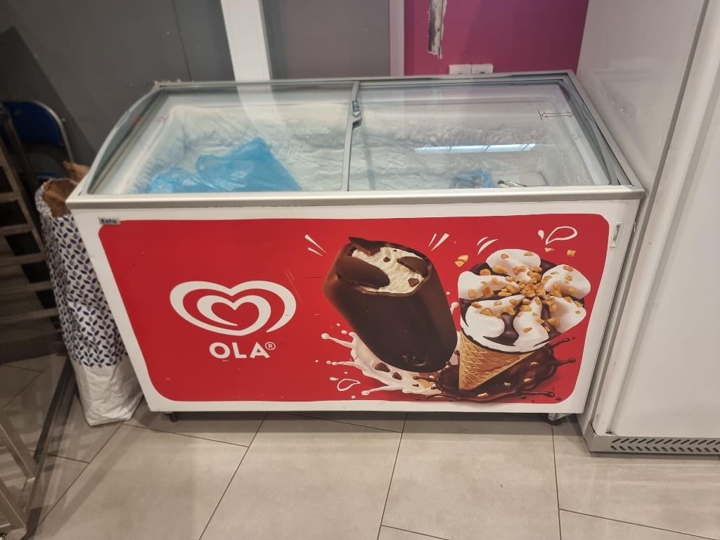 Congelateur glace, Enlèvement ou Envoi, Comme neuf, À Poser, Classe énergétique A ou plus économe