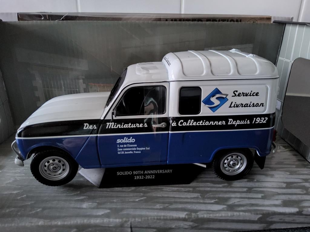 Renault R4 90 Anniversary Edition., Ophalen of Verzenden, Solido