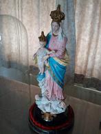 Mariabeeld met kindje Jezus op de arm,geen stolp ,is stuk, Antiek en Kunst, Ophalen