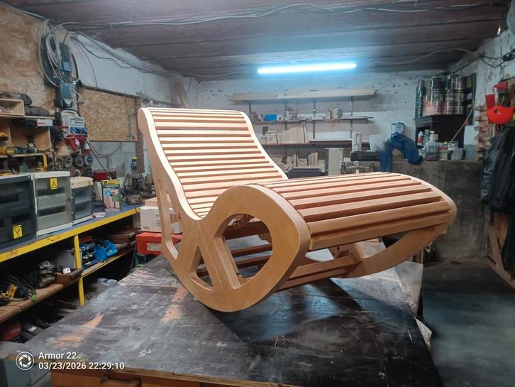 Infrarood verwamde ligstoel ( gerestaureerd), Sport en Fitness, Sauna, Nieuw, Complete sauna, Infrarood, Ophalen