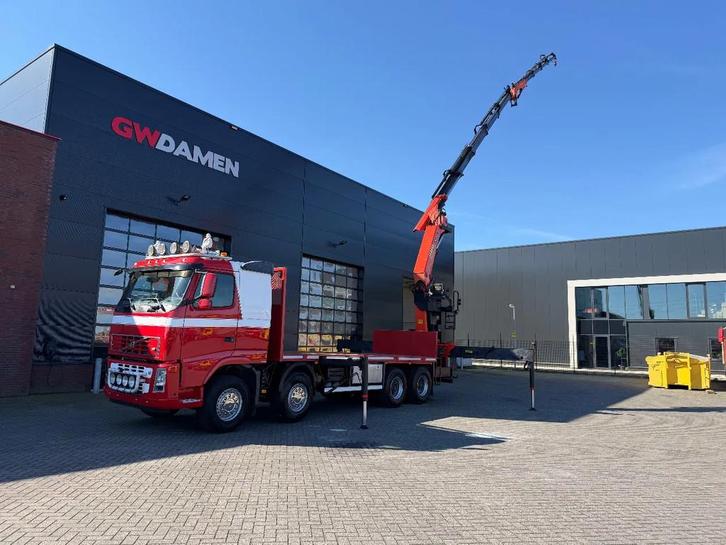 Volvo FH 460 8x4 Palfinger PK 44002 + Fly Jib, Autos, Camions, ABS, Vitres électriques, Phares antibrouillard, Radio, Attache-remorque