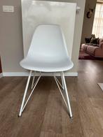 Stoel - 6 stuks - wit, Huis en Inrichting, Stoelen, Ophalen, Kunststof, Gebruikt, Wit