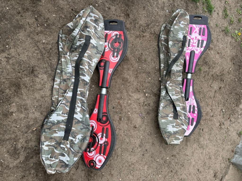 Waveboarden rood en roze, Sports & Fitness, Skateboard, Enlèvement