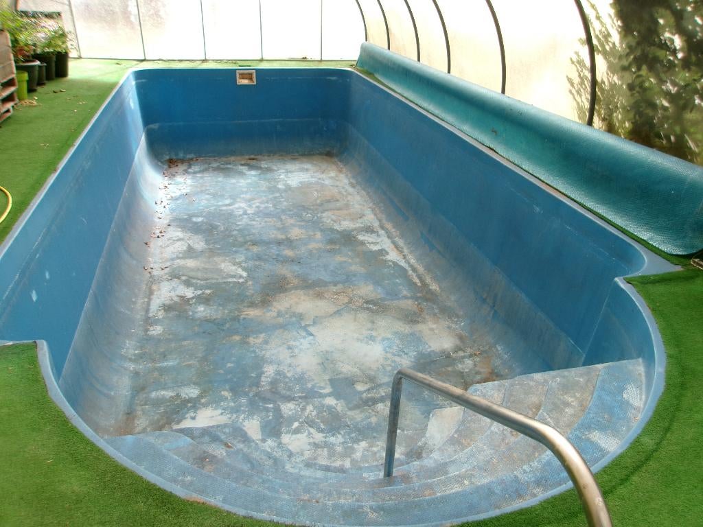 zwembad 4m X 8m GRATIS, Jardin & Terrasse, Piscines, Piscine intégrée, 300 cm ou plus, Enlèvement, Utilisé