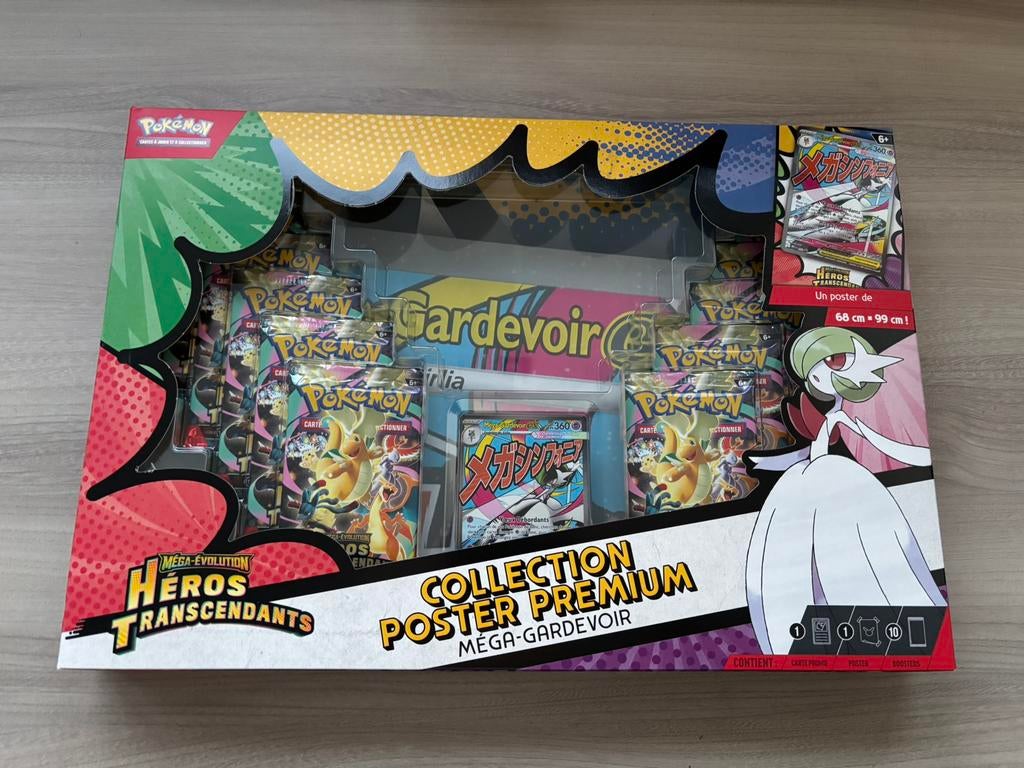 Mega Gardevoir EX Premium Poster Collection Box French, Enlèvement ou Envoi, Comme neuf, Booster