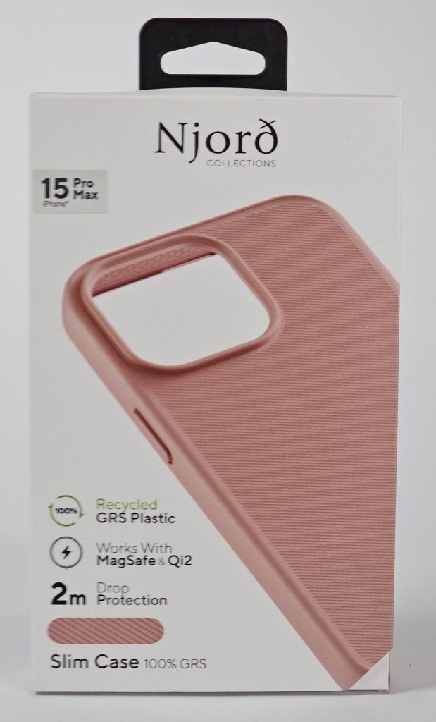 Njord Collections iPhone 15 Pro Max - Roze | Nieuw, Télécoms, Téléphonie mobile | Housses, Coques & Façades | Apple iPhone, Neuf