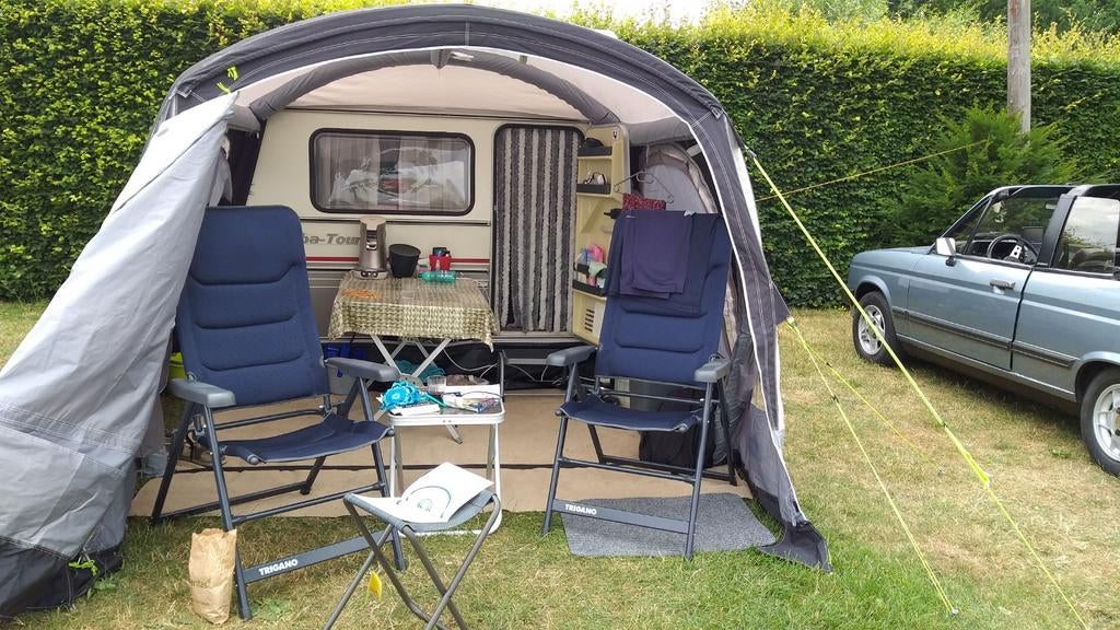 Mooie Eriba Puck met voortent en porta potti, Caravanes & Camping, Tentes, Enlèvement