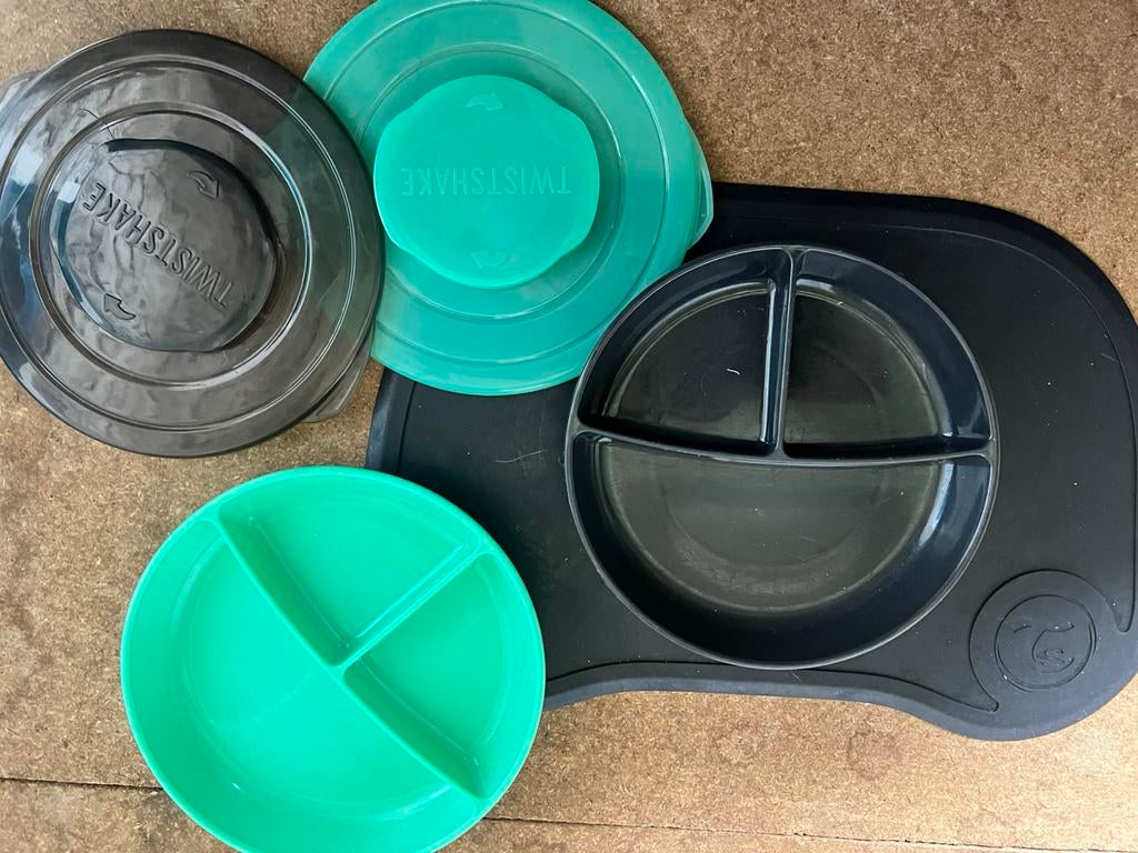 Twistshake borden, Kinderen en Baby's, Babyvoeding en Toebehoren, Ophalen, Zo goed als nieuw