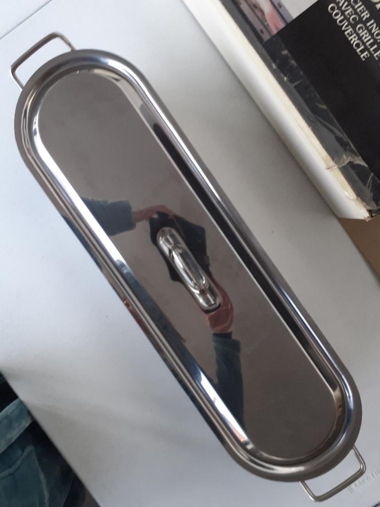 Vispan of poissonnière, Ophalen, Zo goed als nieuw, Inox, Overige typen