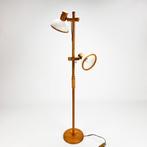 Vintage jaren '70 Steinhauer houten vloerlamp, Huis en Inrichting, Lampen | Vloerlampen, Ophalen, Hout