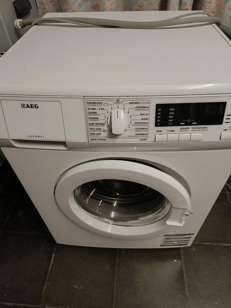 aeg wasmachine, Elektronische apparatuur, Wasmachines, 6 tot 8 kg, Ophalen, Zo goed als nieuw, Bovenlader