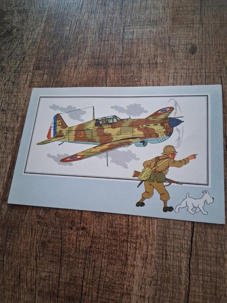 Beeldje kuifje., Hobby en Vrije tijd, Kaarten | Zelfgemaakt, Ophalen of Verzenden, Zo goed als nieuw