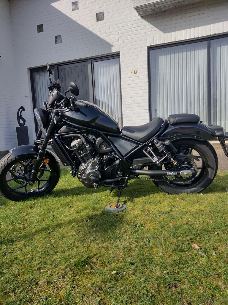 Honda rebel 1100 dct.zwart metallic, Motoren, Motoren | Honda, Particulier