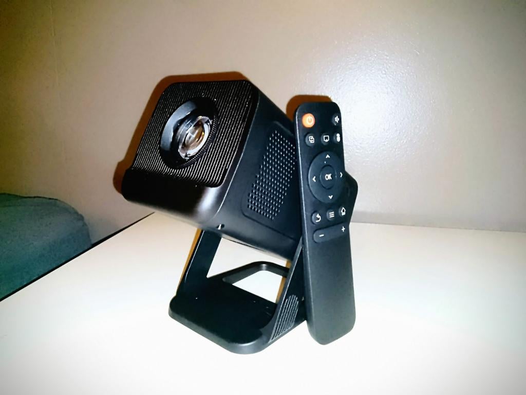 Portable Vidéo Projector Android 14 Compatibile avec HDMI/US, Enlèvement