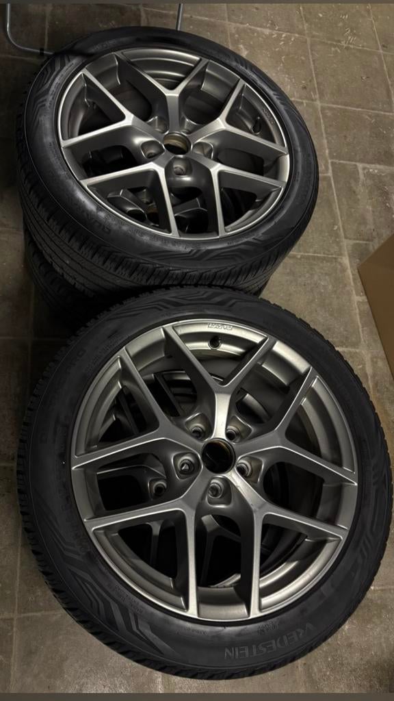 Zo goed als nieuw Borbet Y 5x100 17inch, Autos : Pièces & Accessoires, Pneus & Jantes, Enlèvement