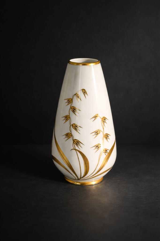 ALKA Bavaria vaasje handgeschilderd 22k goud, Ophalen