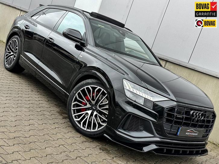 Audi Q8 55 TFSI E 381Pk 22Inch SQ8 dif Rs-int B&O Full Black, Autos, Audi, Entreprise, Achat, Q8, Caméra 360°, 4x4, Caméra de recul