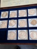 munten Belgische Koningen/Russische herdenkingsroebels, Postzegels en Munten, Ophalen of Verzenden, Zilver, Losse munt, Zilver