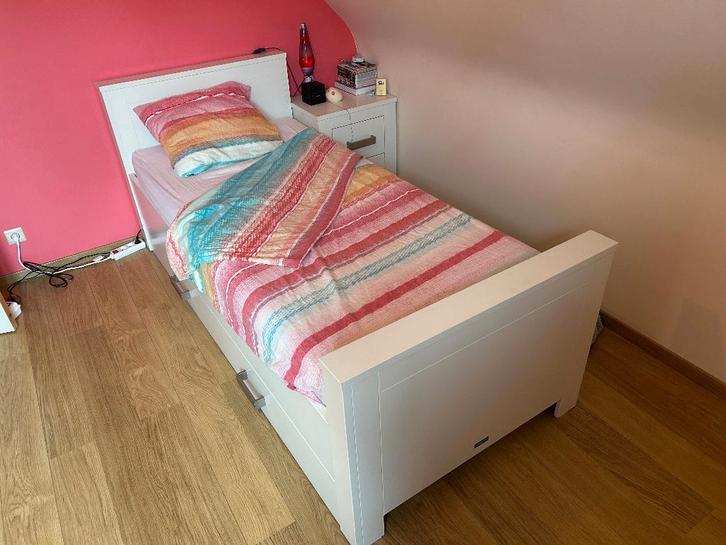 Lit Bopita avec tiroir de lit - excellent état, Maison & Meubles, Chambre à coucher | Lits, Comme neuf, Une personne, 100 cm, 200 cm