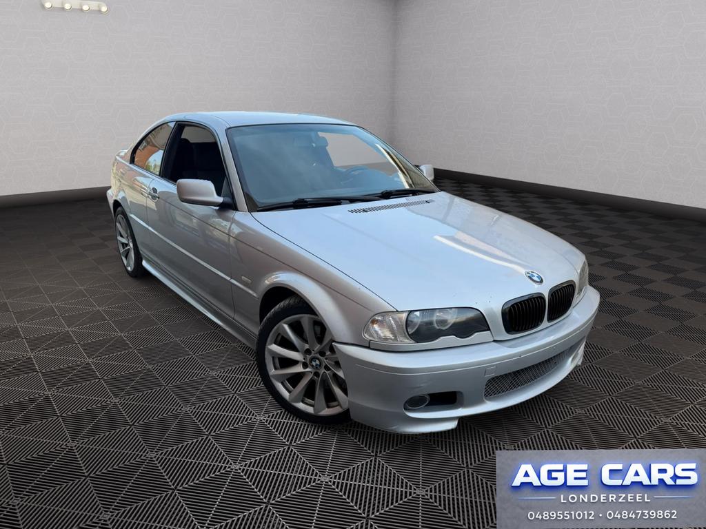 BMW e46 330ci M-PACK automaat, Auto's, BMW, Automaat, Zwart, 170 kW, Bedrijf