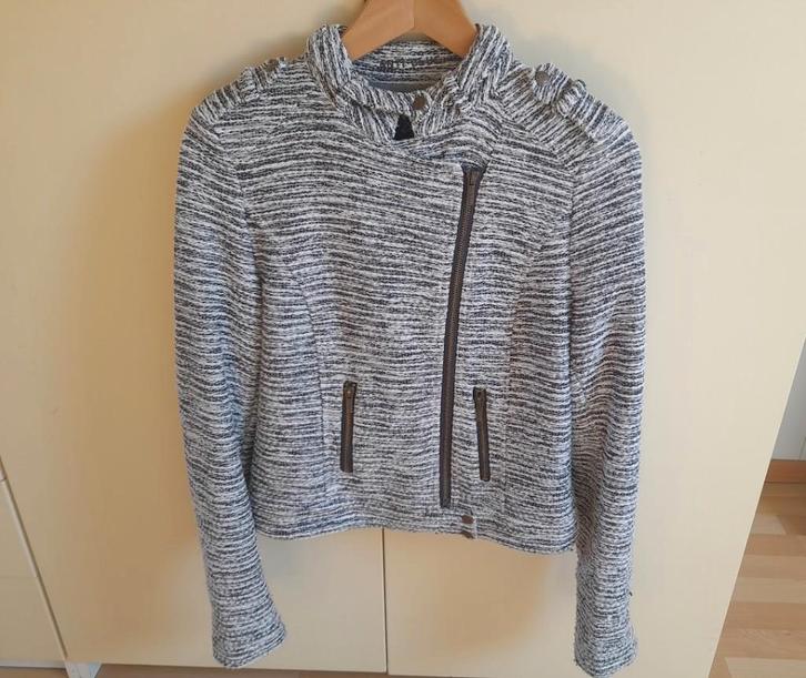 Anti Blue vest M – biker jacket stijl, Kleding | Dames, Jasjes, Kostuums en Pakken, Zo goed als nieuw, Jasje, Maat 38/40 (M), Grijs