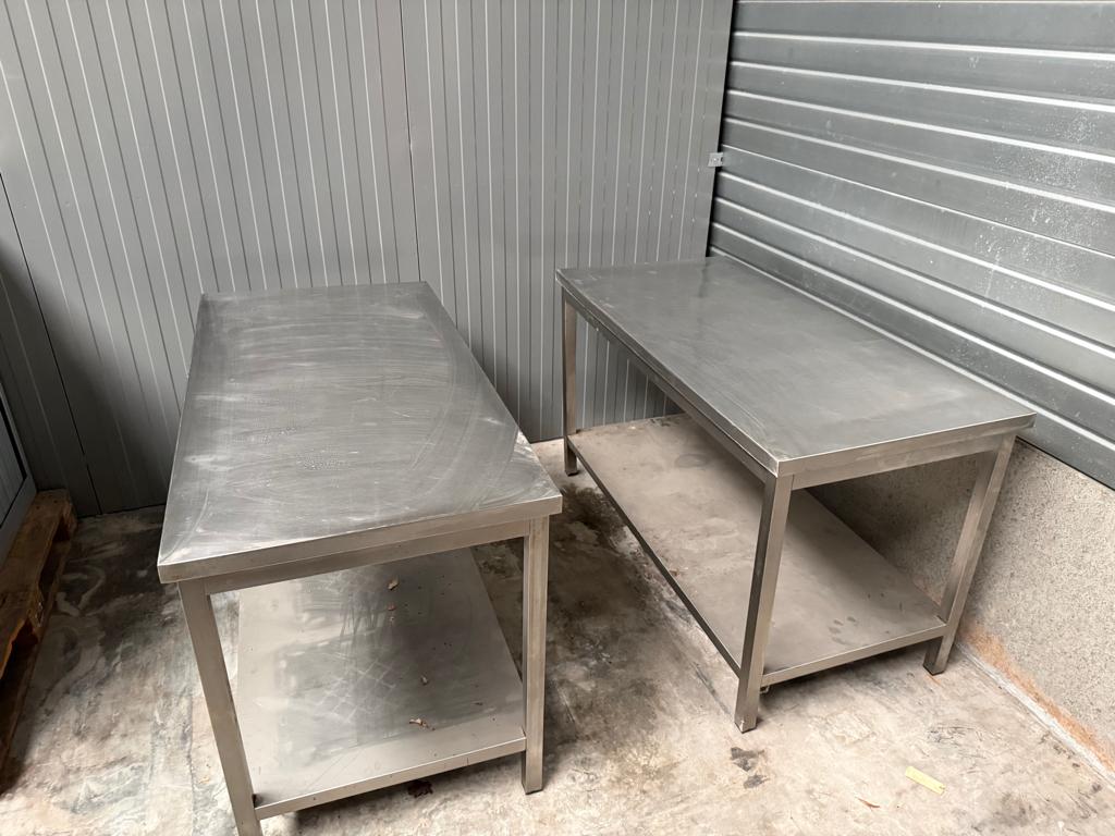 Table de travail en inox, Moins de 100 cm, Autres couleurs, 100 à 150 cm, Enlèvement