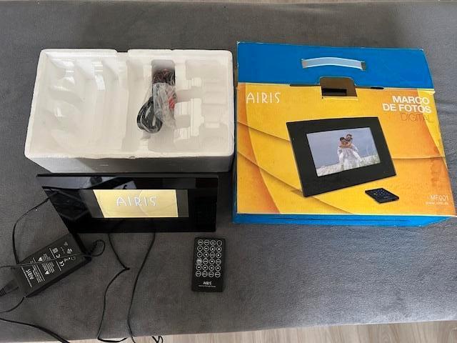 airis digitale fotolijst, Audio, Tv en Foto, Foto | Digitale fotokaders, Ophalen, Zo goed als nieuw, Afstandsbediening