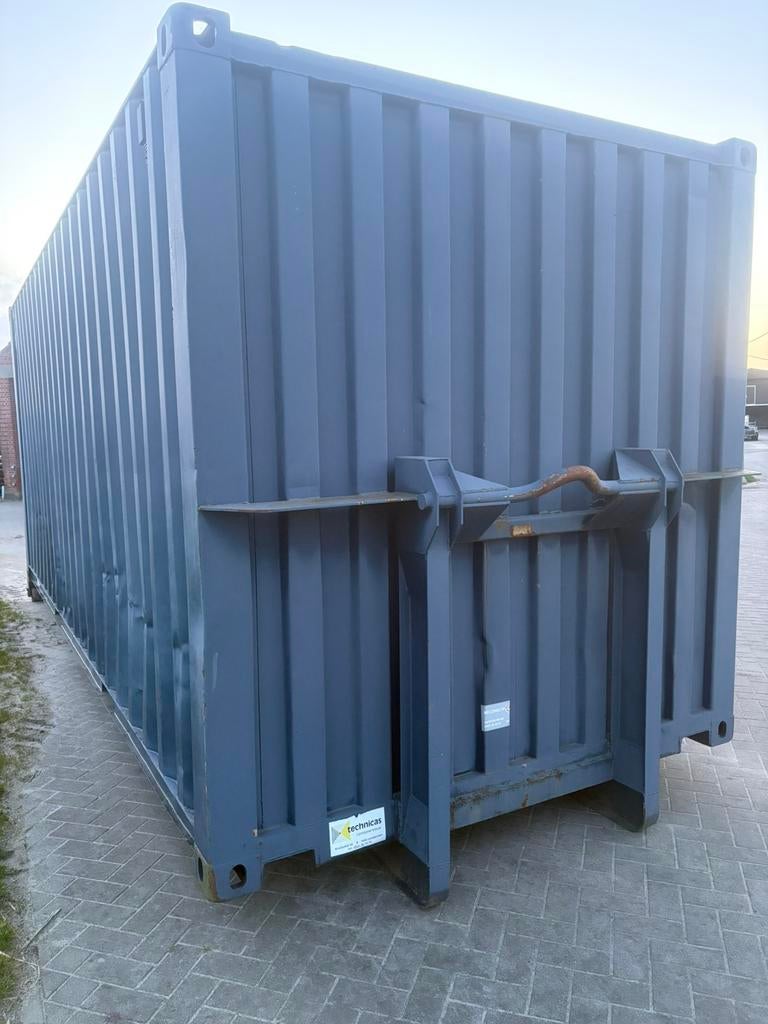 haakarm container 20Ft, Ophalen