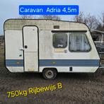 Caravan 750kg rijbewijs B foodtruck werfkeet wisselstukken, Caravanes & Camping, Enlèvement