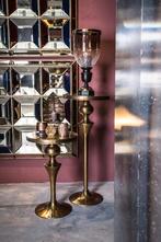 Goudkleurige statafel bartafel hoge bijzettafel PTMD, Ophalen of Verzenden, Nieuw