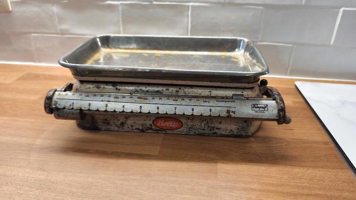 Ancienne balance de cuisine vintage, Electroménager, Balances, Utilisé, Balance de cuisine, Enlèvement