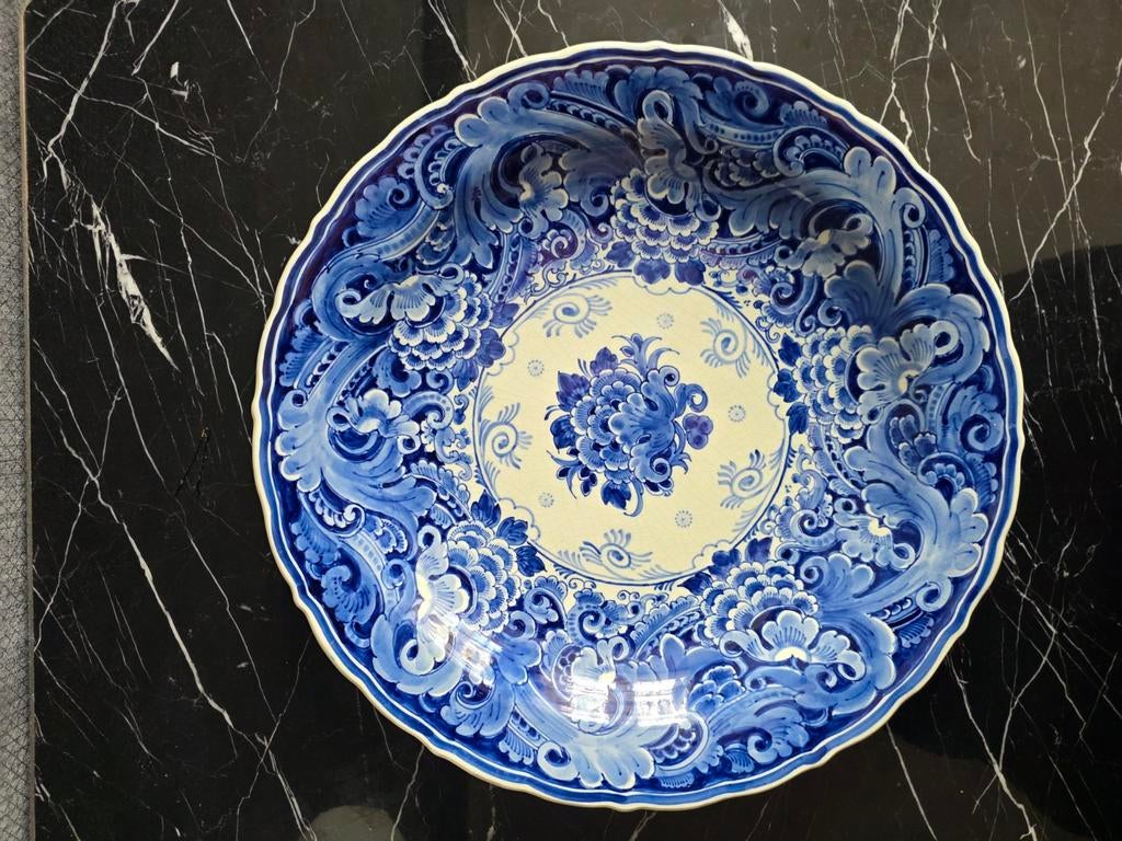 Delfst blauw fles 40 cm classe A zeer goede staat, Ophalen